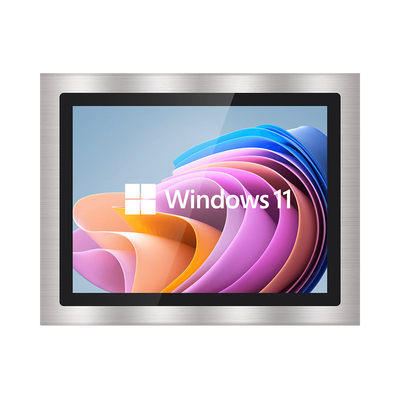 カパシティブ マルチタッチスクリーンモニター 防水 4 3 LCD VGA DVI USB 明るさ 250-1500cd/m2