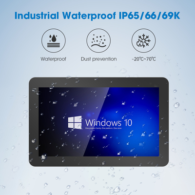 256G SSD 8GB メモリ 350 Nits インダストリアルタッチスクリーン パネル PC VGA COM USB RJ45 オーディオジャック