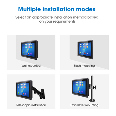 IP67 防水産業用パネル PC 1280 X 1020 解像度 ウィンドウズ インテル J6413 350cd/m2 明るさ