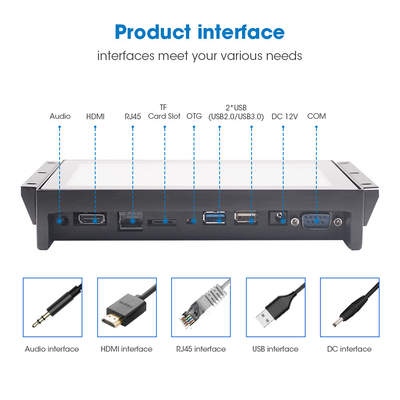 IP65 認証 Android タッチパネル PC ポーインターフェイスとEMMC 8G/16G/32G ストレージ