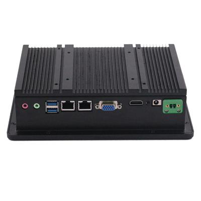 USB/RJ45/COM/VGA/HDMI/DC12V扇風機のない工業用パネルPC 12-36V入力電圧