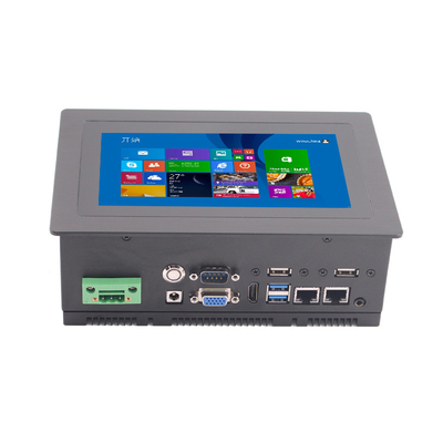 J1900 CPU と USB/RJ45/COM/VGA/HD MI インターフェースを搭載した産業用組み込みタッチパネルPC