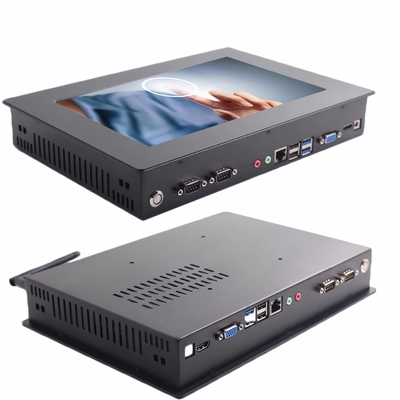 10.1インチ インダストリアル埋め込みタッチパネルPC 12-36V入力電圧と 32G-256G SSD ストレージ
