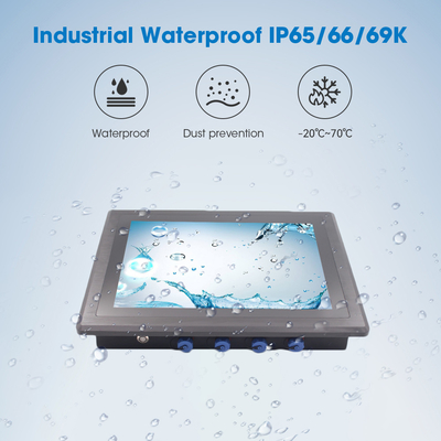 産業用PC パソコン 64GB SSD IP/65/66/67 レジスティブ/キャパシティンスタッチ