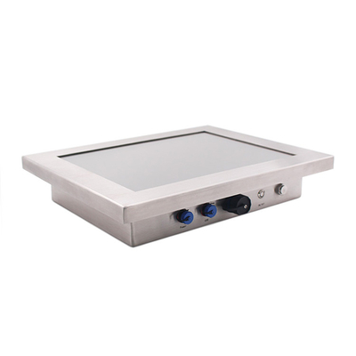 インテル デュアルコア 1024×768 ステンレスステール パネルPC USB/RJ45/COM インターフェース