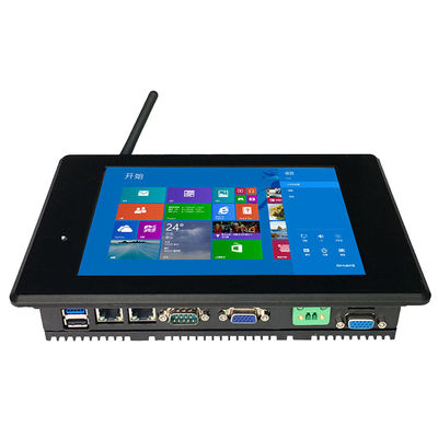 二重Rj45 8インチ18W 350nitsの険しいタッチ パネルのPC DC 24V