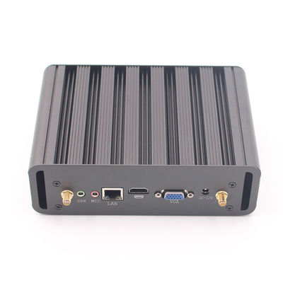 2つの中心Fanless ITX小型PCのLinux VGA WiFiギガビットのイーサネットHTPC
