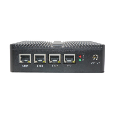 4 LAN ITX小型PC Fanless冷却HDMIサポート1080P表示Nuc